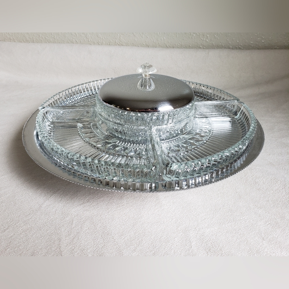 Vintage Kromex Lazy Suzan